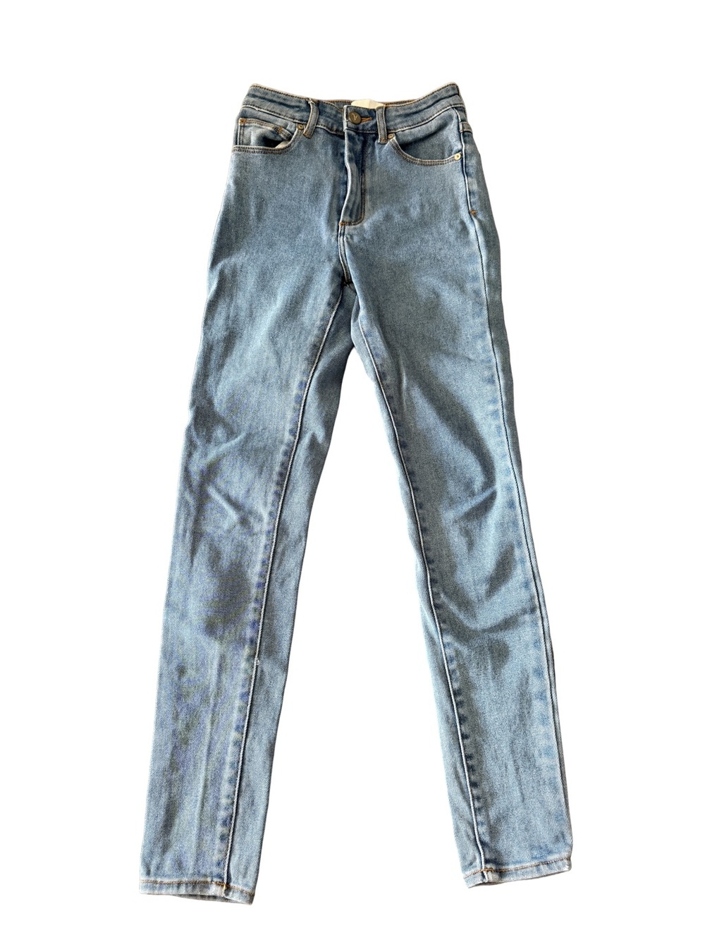 Abrand Jeans Classic Light Blue Women's High-Rise Skinny Jeans